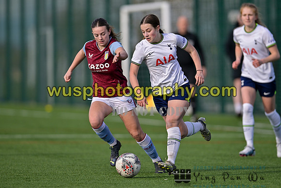 20230301-152234E Tottenham Hotspur Women FC WSL Academy U21 v Aston Villa Women FC WSL Academy U21
