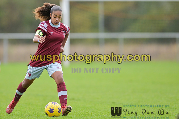 20221119-112508B Tottenham Hotspur Women FC Academy U15 v West Ham United Academy Girls U15