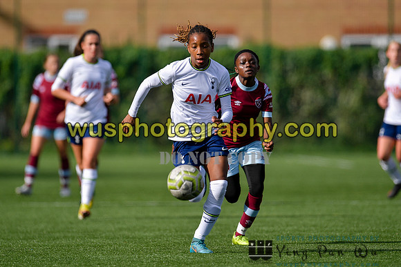 20220924-103818H West Ham United Academy Girls U15 v Tottenham Hotspur Women FC Academy U15