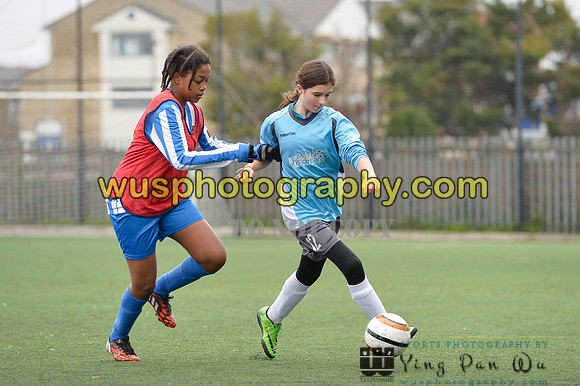 20160109-115209 Old Actonians Girls U14 v Young Hackney Belles U14