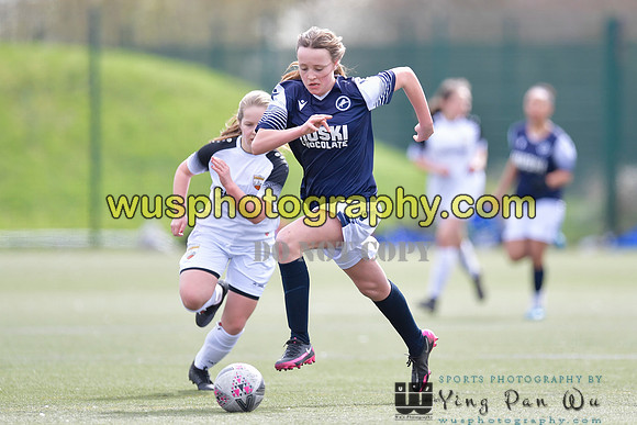 20210403-150313B London Bees Academy U14 v Millwall Lionesses Girls U14