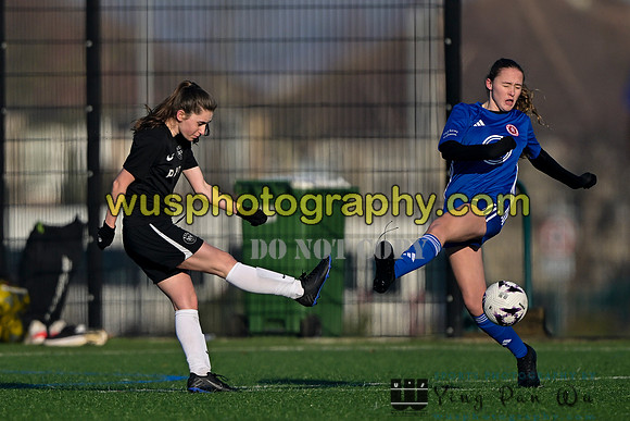 20250111-114728B Welling United Academy Girls U17 U18 v PLYR FC Girls U17 U18