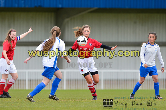 20150419-103725 Charlton Athletic Girls U16 v Enfield Town Ladies Youth U16