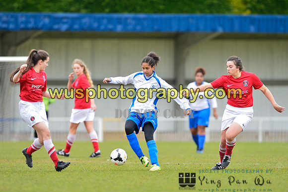 20150419-115805-2 Charlton Athletic Girls U16 v Enfield Town Ladies Youth U16
