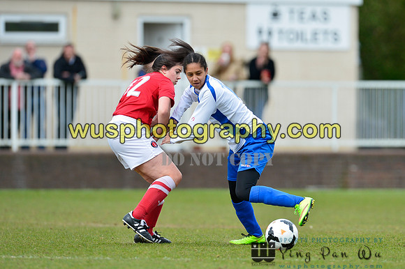 20150419-113711 Charlton Athletic Girls U16 v Enfield Town Ladies Youth U16