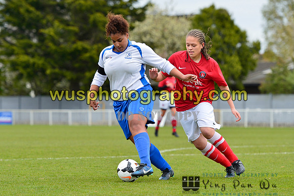 20150419-103738 Charlton Athletic Girls U16 v Enfield Town Ladies Youth U16