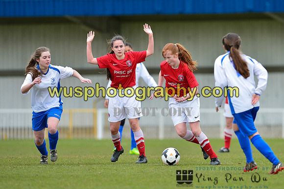 20150419-105339-2 Charlton Athletic Girls U16 v Enfield Town Ladies Youth U16