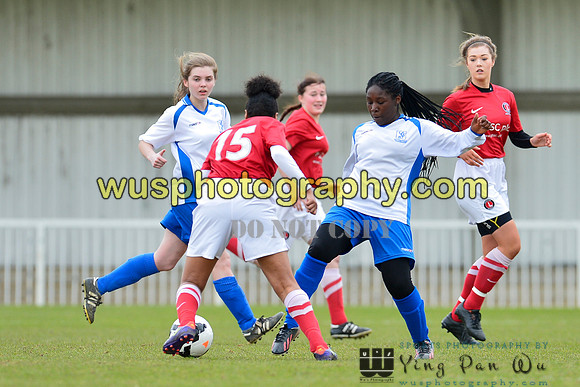 20150419-114224 Charlton Athletic Girls U16 v Enfield Town Ladies Youth U16