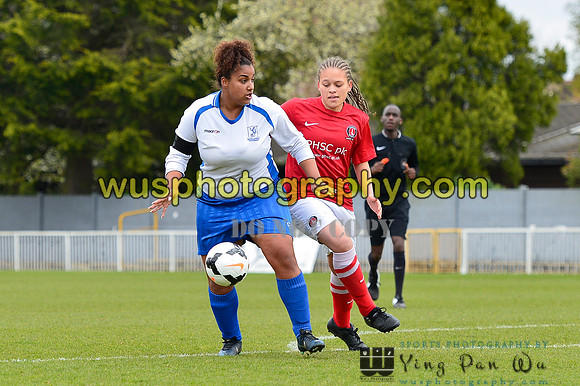 20150419-103735-2 Charlton Athletic Girls U16 v Enfield Town Ladies Youth U16