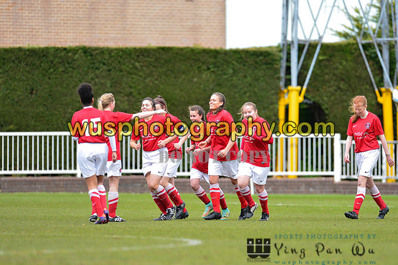 20150419-112505-2 Charlton Athletic Girls U16 v Enfield Town Ladies Youth U16