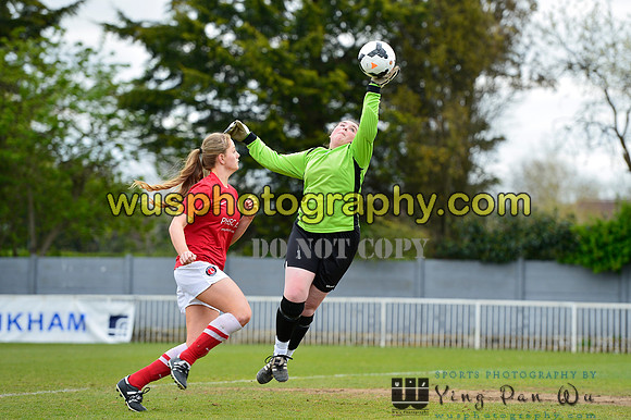 20150419-103629 Charlton Athletic Girls U16 v Enfield Town Ladies Youth U16