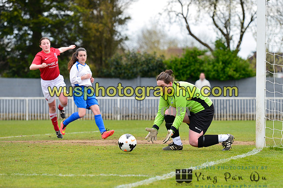 20150419-104221 Charlton Athletic Girls U16 v Enfield Town Ladies Youth U16