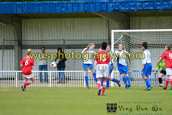 20150419-112814-2 Charlton Athletic Girls U16 v Enfield Town Ladies Youth U16
