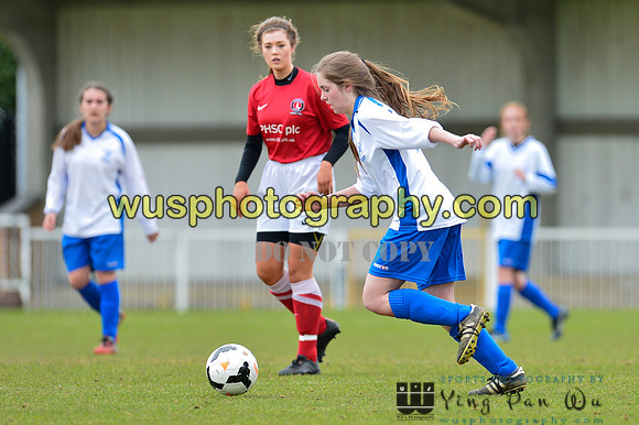 20150419-115150-2 Charlton Athletic Girls U16 v Enfield Town Ladies Youth U16