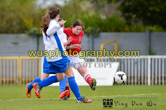 20150419-103830 Charlton Athletic Girls U16 v Enfield Town Ladies Youth U16