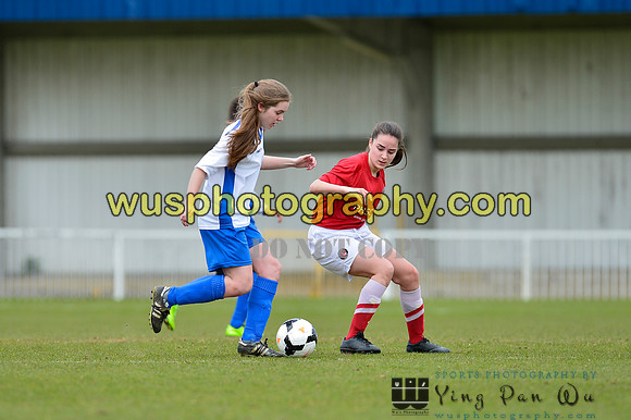 20150419-105337-2 Charlton Athletic Girls U16 v Enfield Town Ladies Youth U16