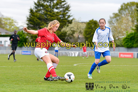 20150419-104220-3 Charlton Athletic Girls U16 v Enfield Town Ladies Youth U16