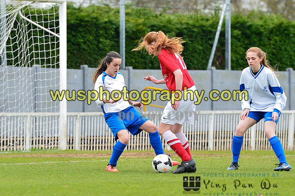 20150419-110935-2 Charlton Athletic Girls U16 v Enfield Town Ladies Youth U16