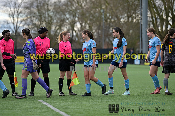 20250316-151927 Cray Wanderers Youth FC Girls U15 v Hashtag United Girls U15