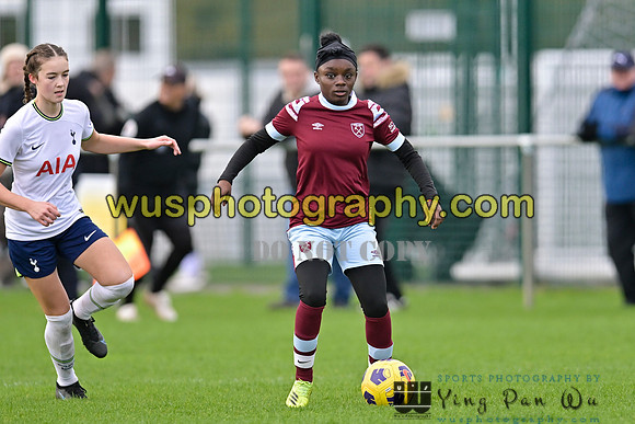 20221119-100658 Tottenham Hotspur Women FC Academy U15 v West Ham United Academy Girls U15