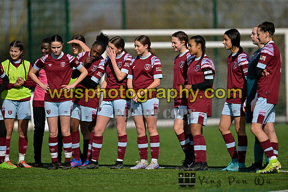 20230311-130015 West Ham United Academy Girls U15 v Tottenham Hotspur Women FC Academy U15