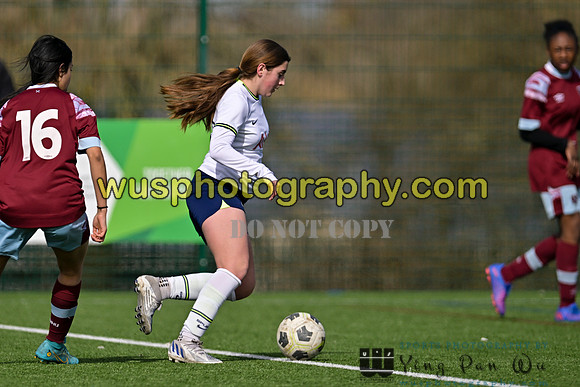 20230311-130554 West Ham United Academy Girls U15 v Tottenham Hotspur Women FC Academy U15