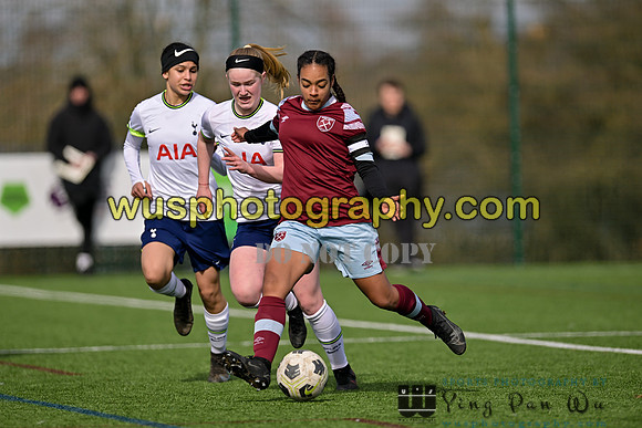20230311-130924A West Ham United Academy Girls U15 v Tottenham Hotspur Women FC Academy U15