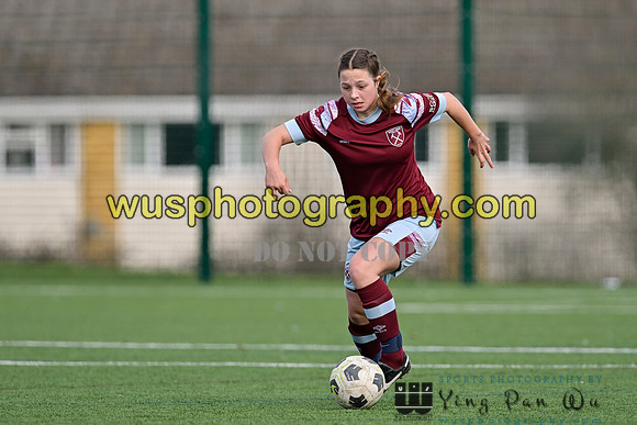 20230311-131234A West Ham United Academy Girls U15 v Tottenham Hotspur Women FC Academy U15
