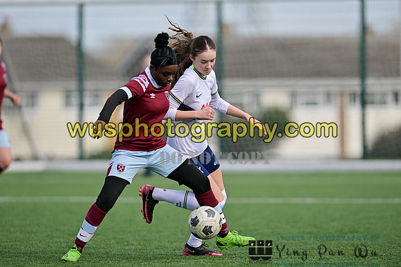 20230311-131615A West Ham United Academy Girls U15 v Tottenham Hotspur Women FC Academy U15