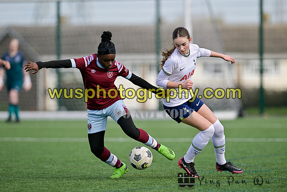 20230311-131616A West Ham United Academy Girls U15 v Tottenham Hotspur Women FC Academy U15