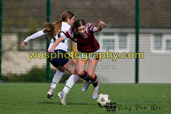 20230311-131729C West Ham United Academy Girls U15 v Tottenham Hotspur Women FC Academy U15