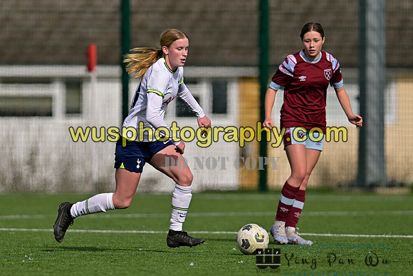 20230311-132041 West Ham United Academy Girls U15 v Tottenham Hotspur Women FC Academy U15
