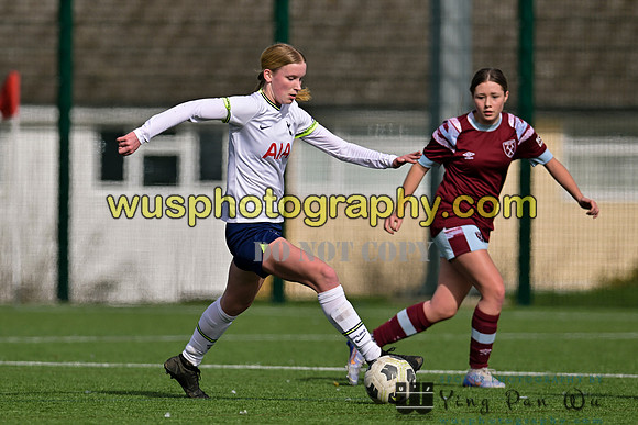 20230311-132041A West Ham United Academy Girls U15 v Tottenham Hotspur Women FC Academy U15