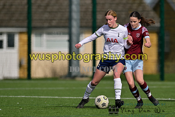 20230311-132042 West Ham United Academy Girls U15 v Tottenham Hotspur Women FC Academy U15