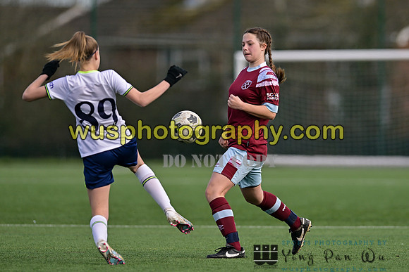 20230311-132923 West Ham United Academy Girls U15 v Tottenham Hotspur Women FC Academy U15