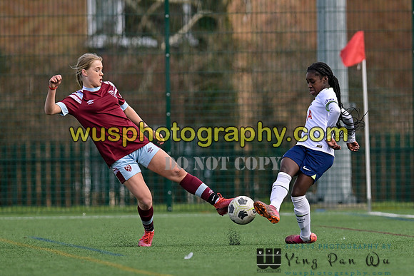 20230311-133004B West Ham United Academy Girls U15 v Tottenham Hotspur Women FC Academy U15