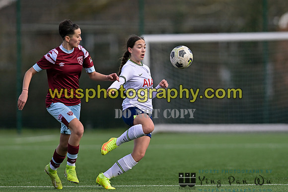 20230311-133103A West Ham United Academy Girls U15 v Tottenham Hotspur Women FC Academy U15