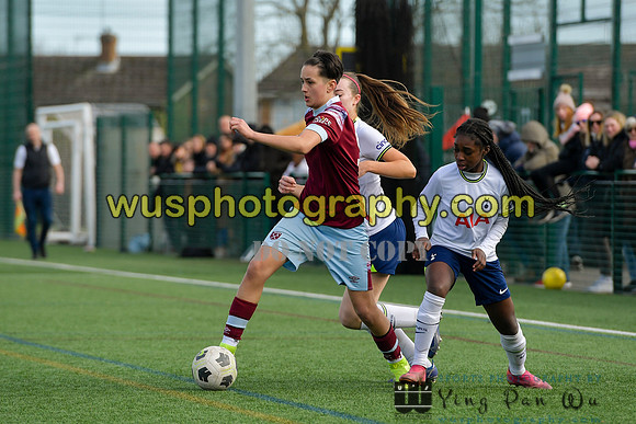 20230311-133108A West Ham United Academy Girls U15 v Tottenham Hotspur Women FC Academy U15