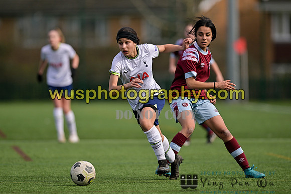 20230311-133606B West Ham United Academy Girls U15 v Tottenham Hotspur Women FC Academy U15