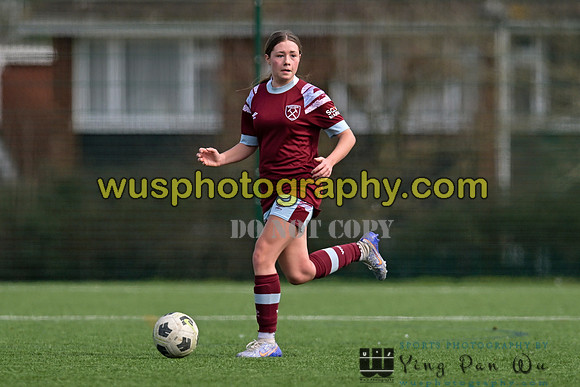 20230311-133856A West Ham United Academy Girls U15 v Tottenham Hotspur Women FC Academy U15