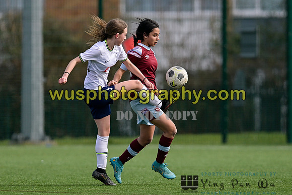 20230311-134029A West Ham United Academy Girls U15 v Tottenham Hotspur Women FC Academy U15