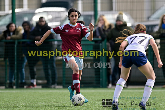 20230311-134109 West Ham United Academy Girls U15 v Tottenham Hotspur Women FC Academy U15