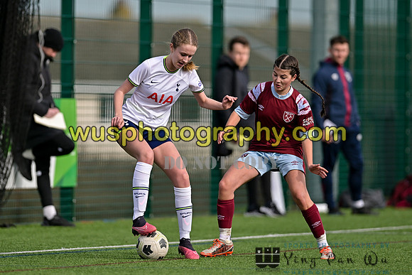 20230311-134426 West Ham United Academy Girls U15 v Tottenham Hotspur Women FC Academy U15
