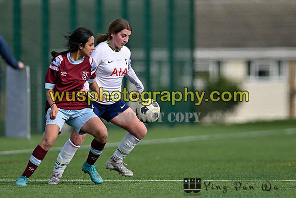 20230311-134445C West Ham United Academy Girls U15 v Tottenham Hotspur Women FC Academy U15