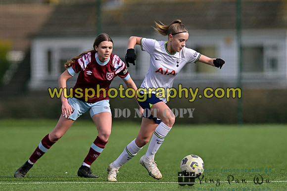 20230311-134452 West Ham United Academy Girls U15 v Tottenham Hotspur Women FC Academy U15