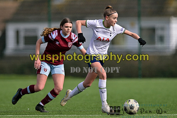 20230311-134452B West Ham United Academy Girls U15 v Tottenham Hotspur Women FC Academy U15