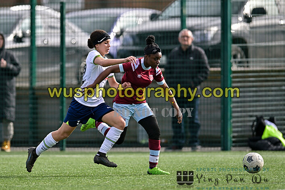 20230311-134637 West Ham United Academy Girls U15 v Tottenham Hotspur Women FC Academy U15
