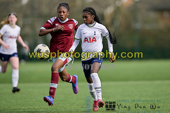 20230311-135739A West Ham United Academy Girls U15 v Tottenham Hotspur Women FC Academy U15