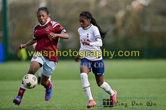 20230311-135739C West Ham United Academy Girls U15 v Tottenham Hotspur Women FC Academy U15