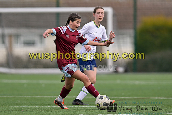 20230311-135959 West Ham United Academy Girls U15 v Tottenham Hotspur Women FC Academy U15